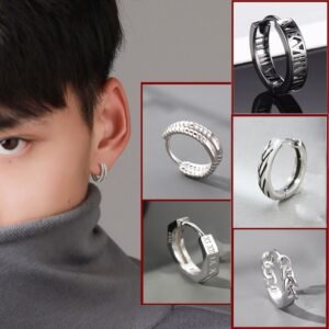 Khuyên tai bạc cao cấp không đen