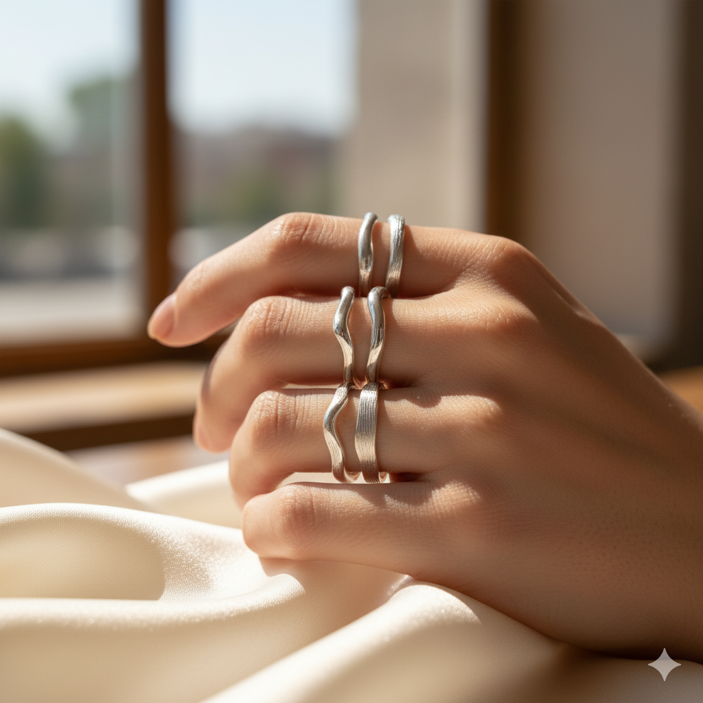 nhẫn bạc nữ đẹp nhất 2025